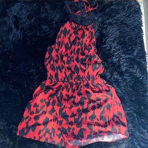 RED & BLACK JUMPSUIT
